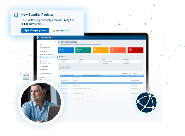new supplier register italy networkpa